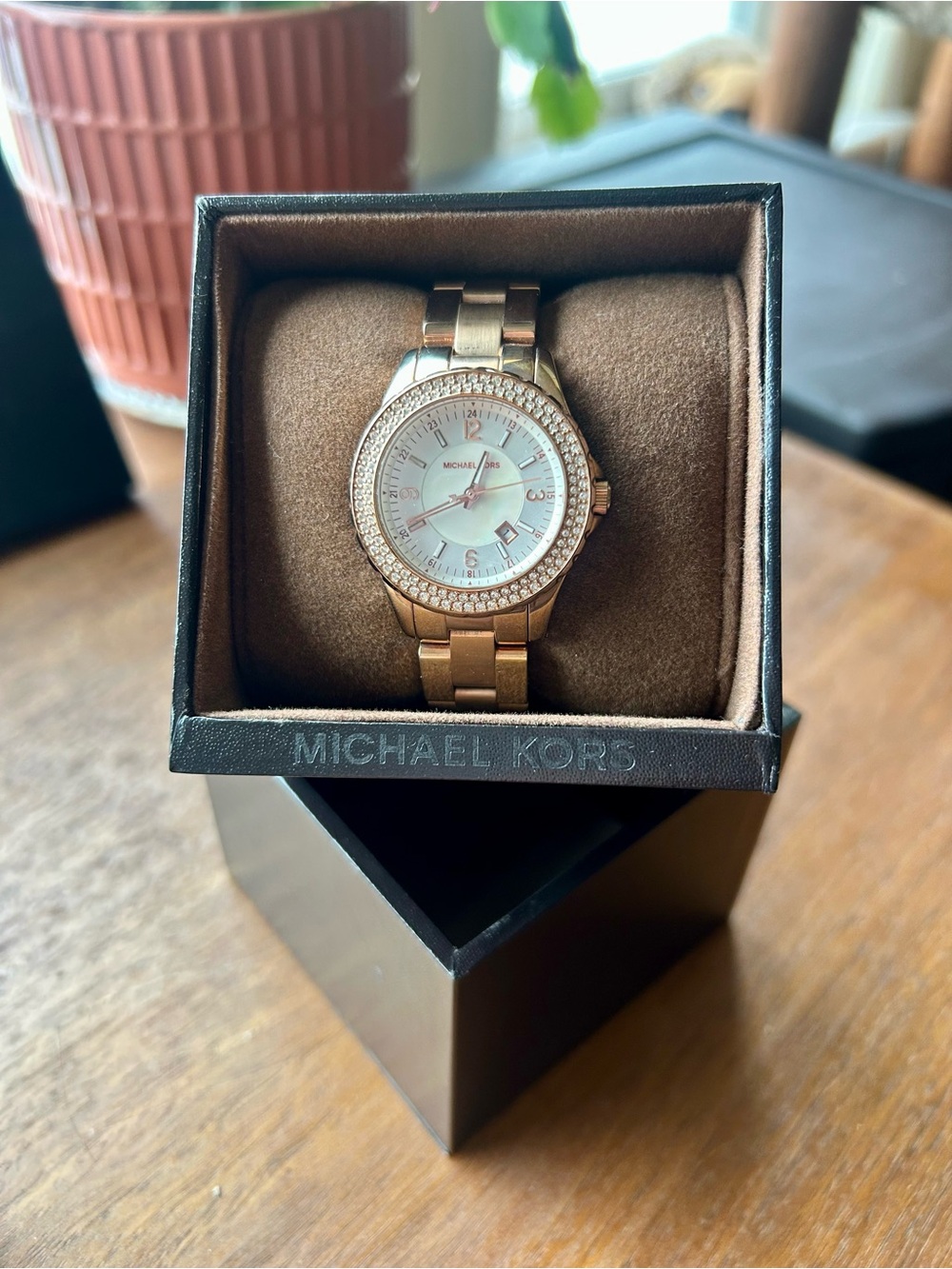 Michael Kors rose gold watch